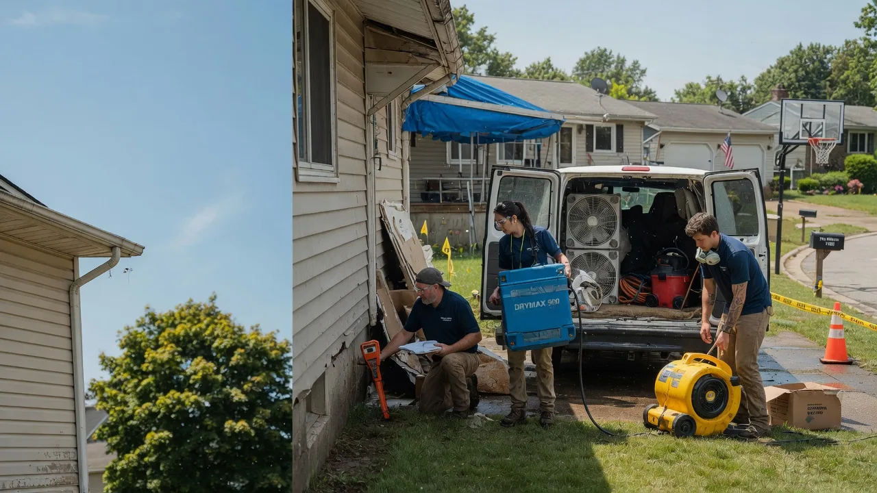 Ceiling Leak Cleanup in Hamburg, MI near me