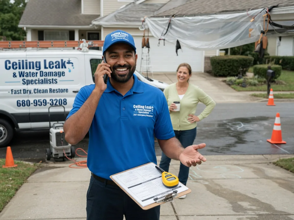 Ceiling Leak Cleanup Hamburg, MI FAQs